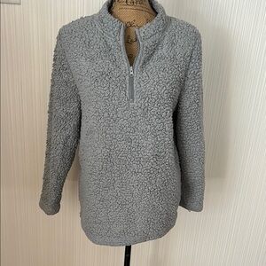 Canyon River  Gray Women's Fleece Sweatshirt